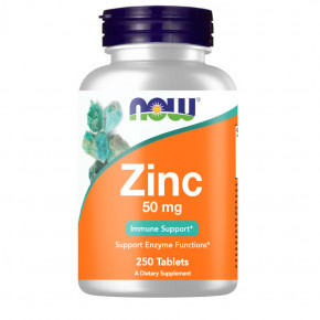    Now Foods Zinc 50 mg 250  