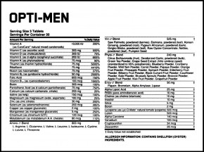  Optimum Nutrition Opti-men - 180tabs 5