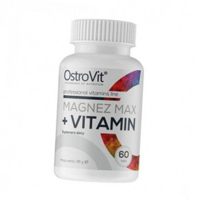     Ostrovit Magnez Max plus Vitamin 60 (36250038)