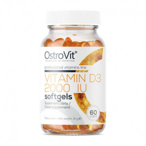  OstroVit Vitamin D3 2000 IU 60 caps