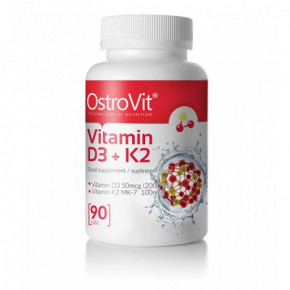    OstroVit Vitamin D3 K2 Calcium - 90tabs 100-94-6438568-20