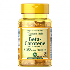    Puritan's Pride Beta-Carotene 25000 IU 100  