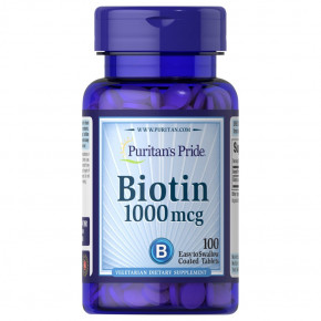 ³   Puritan's Pride Biotin 1000 mcg 100 