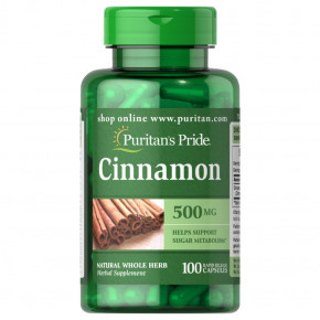 ³   Puritan's Pride Cinnamon 500 mg 100 