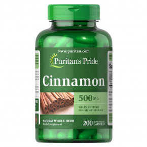    Puritan's Pride Cinnamon 500 mg 200  