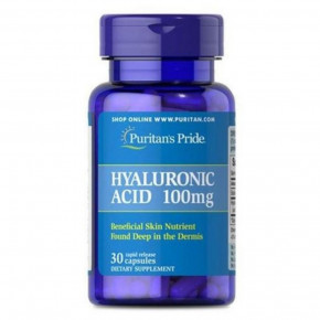  Puritan's Pride Hyaluronic Acid 100mg 30caps