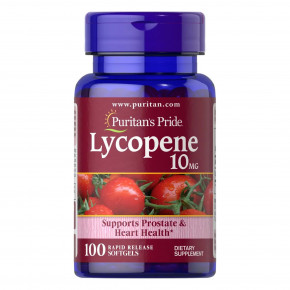  Puritan's Pride Lycopene 10mg 100 softgels