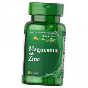    Puritans Pride Magnesium with Zinc 100 (36367227)