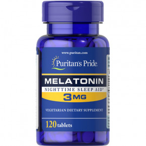  Puritan's Pride Melatonin 3 mg 120 