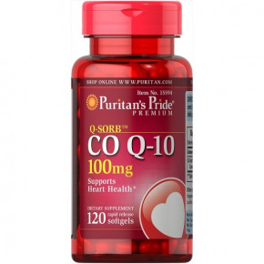  Q-10 Puritans Pride (CoQ-10) 100  120  (PTP-00064)