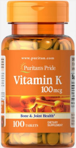 ³  Puritans Pride (Vitamin K) 100  100  (PTP-13070)