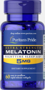    Puritans Pride (Extra Strength Melatonin) 5  60  (PTP-29623)