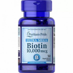 Biotin Puritans Pride () 10000  50  (PTP-51463)