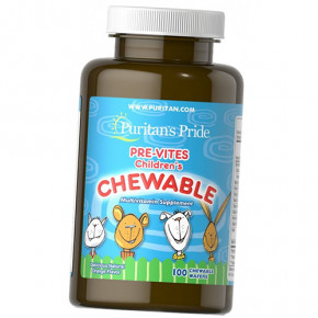   Puritans Pride Pre-Vites Childrens Multivitamin 100 (36367208)