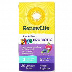    Renew Life (Ultimate Flora Kids Probiotic) 3   30     