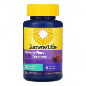    Renew Life (Ultimate Flora Kids Probiotic) 3   30      4