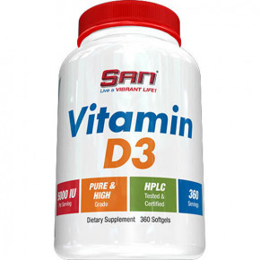    SAN Vitamin D3 1000 IU 360  