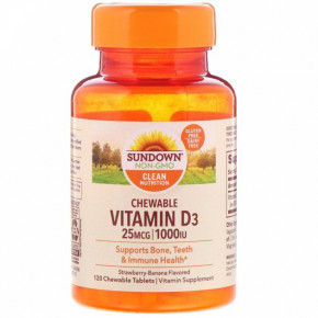 ³ D3  - , Sundown Naturals, 25  (1000 ), 120  