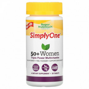     50 Super Nutrition (50 Women Triple Power Multivitamins) 30 