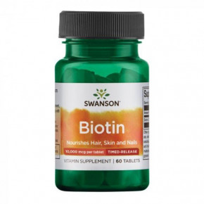  Swanson Biotin 10 000mcg - 60tab