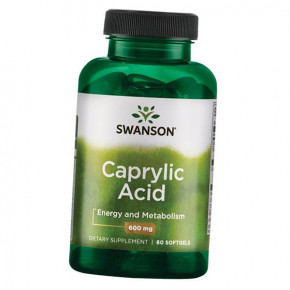   Swanson Caprylic Acid 600 60  (69280007)