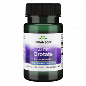  Swanson Zinc Orotate 10mg 60veg 