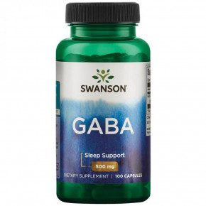  Swanson GABA 500 mg 100 