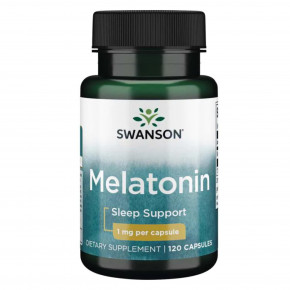  Swanson Melatonin 1mg 120caps