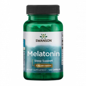  Swanson Melatonin 3 mg 120 caps