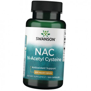 N-  Swanson NAC N-Acetyl Cysteine 600 100 (70280020)