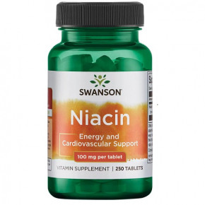  Swanson Niacin 100mg - 250tab