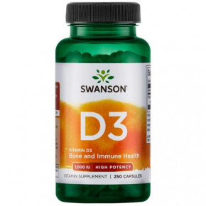 ³ D3 -  , Vitamin D3 - High Potency, Swanson, 1.000 ,250 