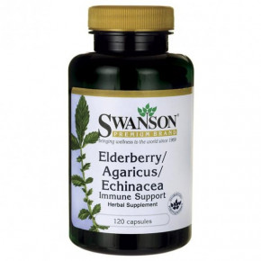        Swanson (Elderberry/Agaricus/Echinacea Immune Support) 120 