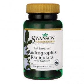    Swanson (Full Spectrum Andrographis Paniculata) 400  60 