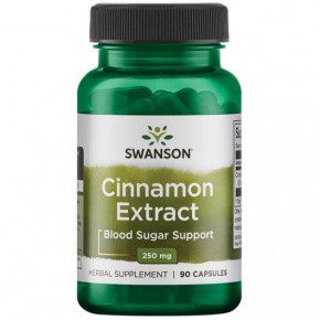  , Cinnamon Extract, Swanson, 250 , 90 