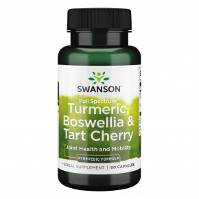  Swanson Turmeric Boswellia Tart Cherry  60caps