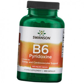  Swanson Vitamin B6 Pyridoxine 100 250 (36280095)