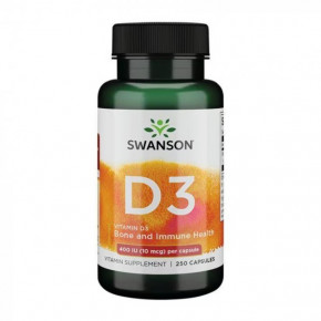 ³ Swanson Vitamin D-3 400iu 250 