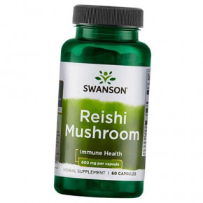  Swanson Reishi Mushroom 600 60 (71280025)