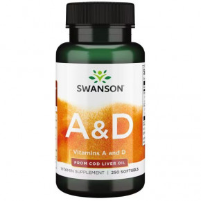  Swanson Vitamins A  D 250  