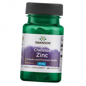 Swanson Zinc Chelated 30 90  (36280076)