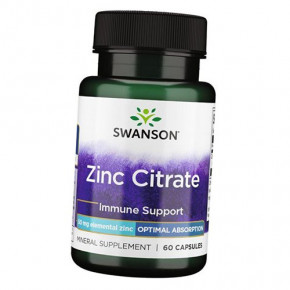   Swanson Zinc Citrate 50 60 (36280075)