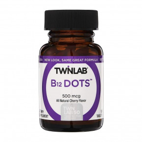  Twinlab B-12 Dots 500 mcg 100  