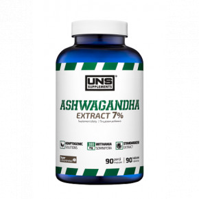  UNS Ashwagandha 7% - 90caps 100-34-8628229-20