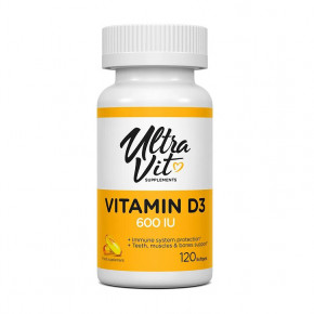  VP Lab Vitamin D3 600 IU 120 softgels