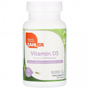 ³ 3 Zahler Vitamin D3 50000  120  