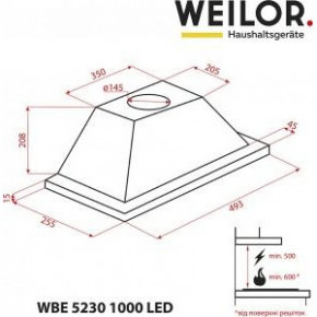  Weilor WBE 5230 WH 1000 LED 7