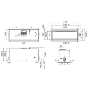  Elica LANE B BL MAT/A/72 3