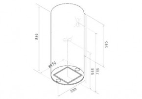  Elica TUBE PRO WH MAT/A/43 3