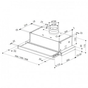  Faber FLEXA NG GLASS LUX BK A60 14